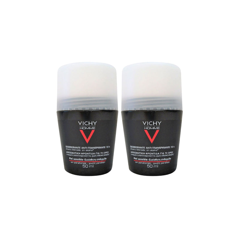 VICHY HOMME ANTI-TRANSPIRANT DEODORANT 72H 50ML