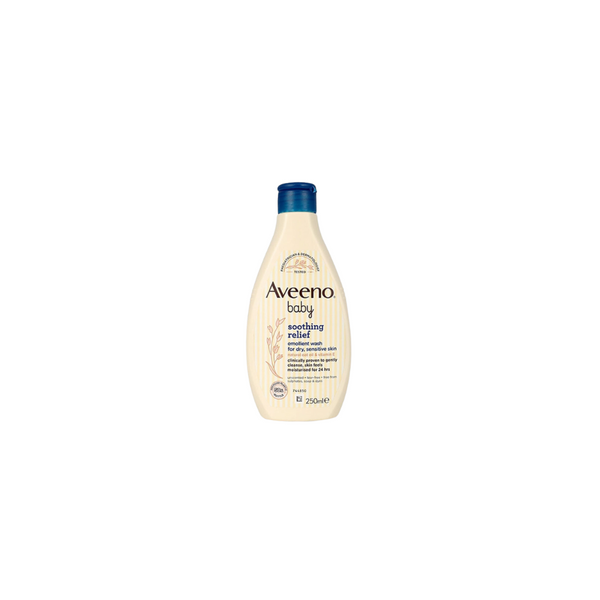 AVEENO BABY SOOTHING RELIEF EMOLLIENT WASH FOR DRY, SENSITIVE SKIN 250ml