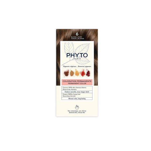 PHYTO PERMANENT COLOR DARK BLOND NO.6