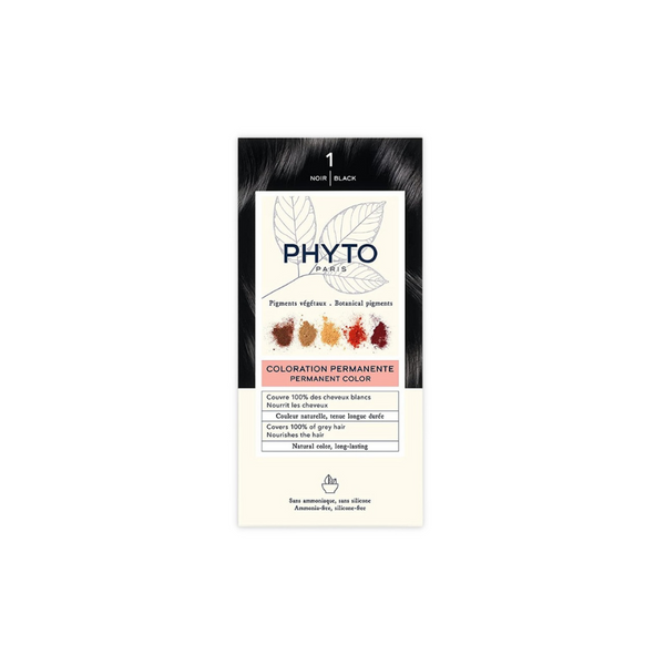 PHYTO PERMANENT COLOR BLACK NO.1